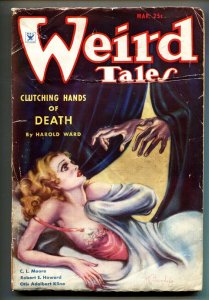 Weird Tales March 1935- Brundage cover- Conan story-Pulp Magazine