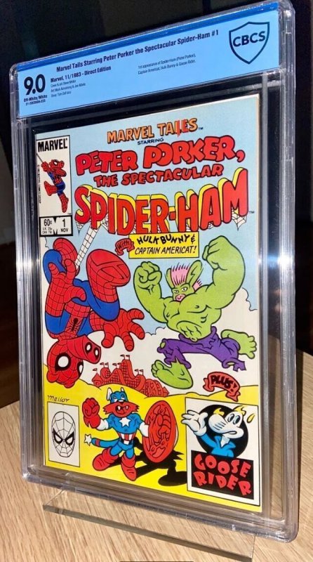 Marvel Tails #1 - Four first appearances (Spider-Ham), CBCS 9.0 - Brand New Slab