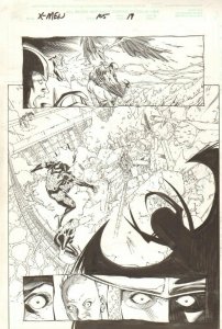 X-Men #105 p.19 - Twisted Sisters Splash - 2000 art by Leinil Francis Yu