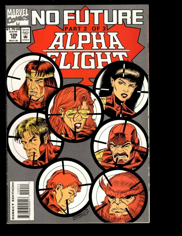 10 Alpha Flight Marvel Comics 23 66 74 96 116 117 128 129 130 Flashback 1 EK4  
