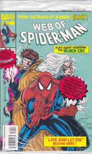 Web of Spider-Man, The #113 (in bag) FN ; Marvel | Gambit Black Cat