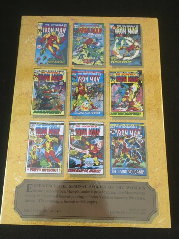 MARVEL MASTERWORKS Vol. 194: IRON MAN Sealed Hardcover 