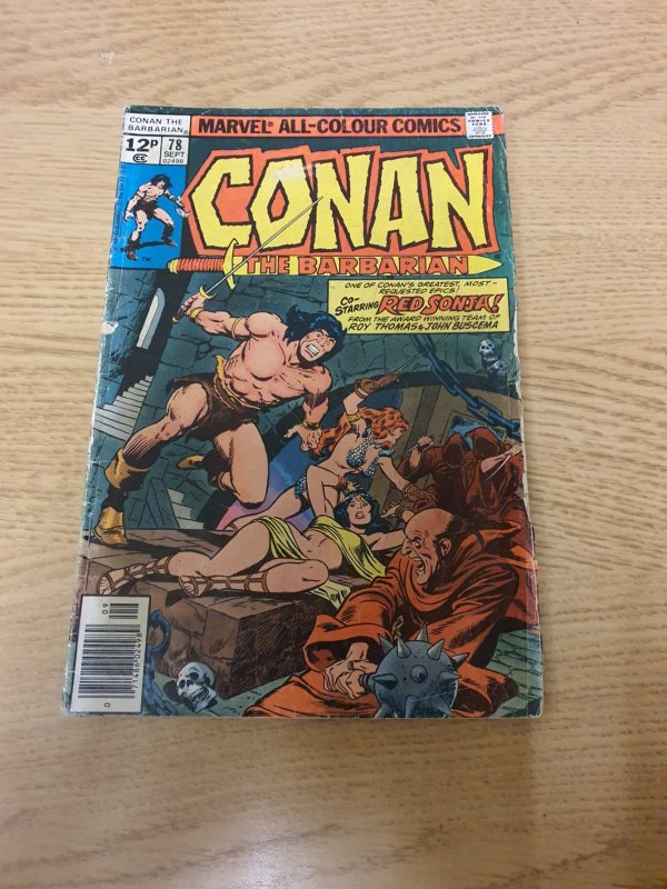 Conan the Barbarian #78 (1977) UK Prize Variant