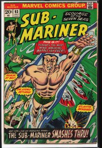 Sub-Mariner #63 (1973) Namor the Sub-Mariner
