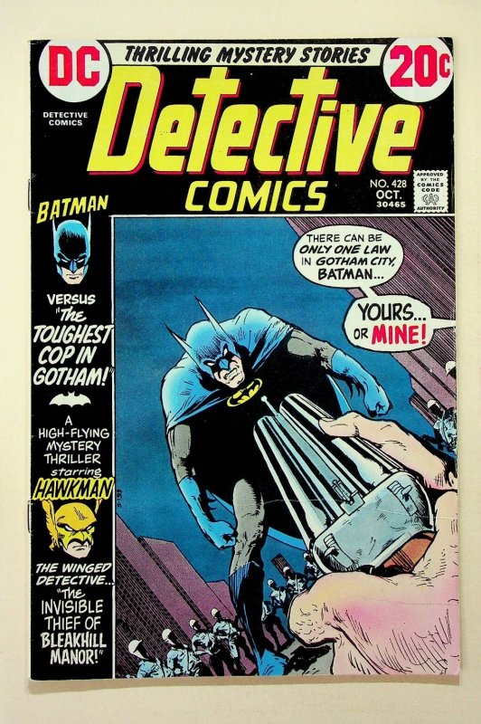 Detective Comics #428 DC Batman Hawkman Bronze Age 1972