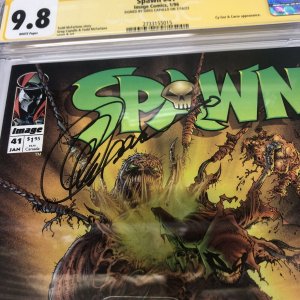 Spwan (1996) # 41 (CGC 9.8 SS) Signed Greg Capullo • Image Comics•Todd Mcfarlane