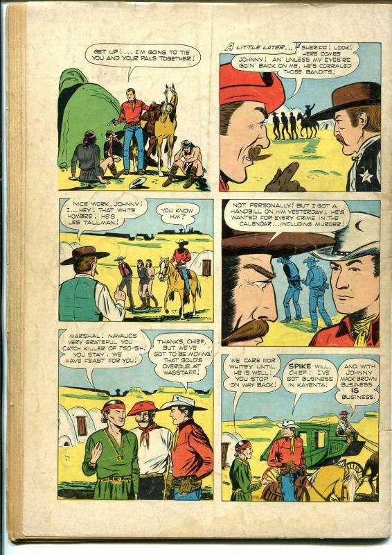 Johnny Mack Brown-Four Color Comics #584 1950-Dell-Jesse Marsh-G/VG