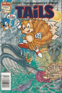 Sonic The Hedgehog's Buddy: Tails # 1 CPV Newsstand Cover VF/NM Archie 1995 [A1]