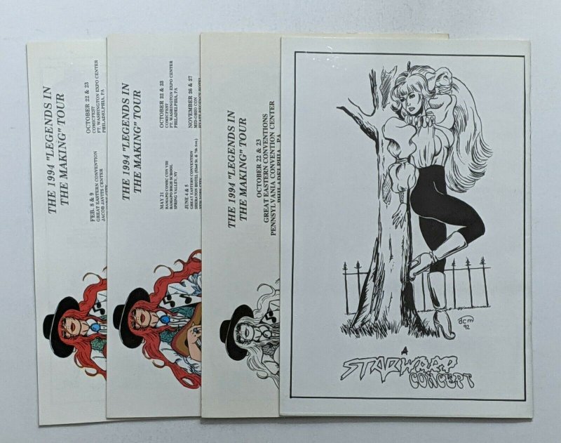 Lorelei #1-4 Signed by Steve Roman 