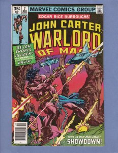 John Carter Warlord of Mars #7 VF Marvel 1977