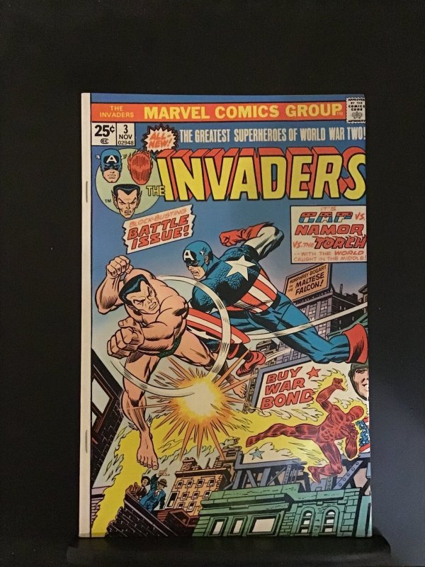 The Invaders #3 (1975) Marvel Value Stamp 97 Black Knight