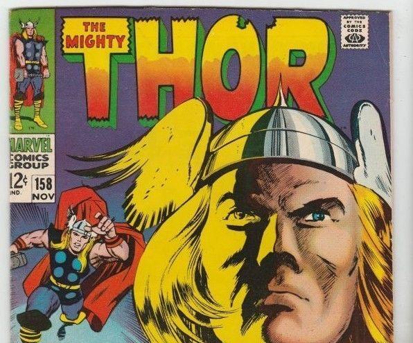 Thor #158 The Mighty strict VF 8.0 High-Grade  Reprint of the Origin   Richmond 