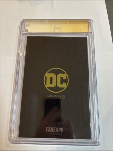 Batman (2022) #423 (CGC 9.8)  Fan Expo Special Foil Gold Signed Todd McFarlane