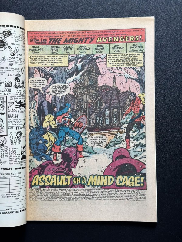 The Avengers #195 (1980) 1st Cameo Taskmaster