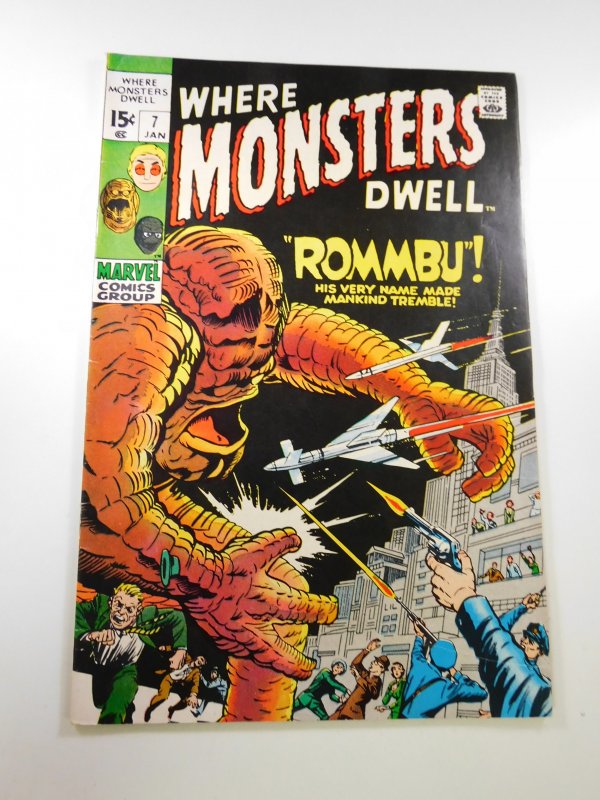 Where Monsters Dwell #7  VF- condition