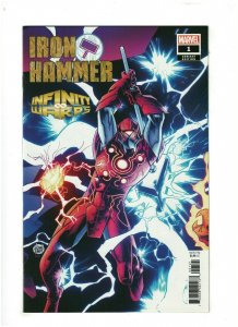 Infinity Warps: Iron Hammer #1 NM- 9.2 Marvel 2018 Iron Man & Thor, Kubert Cover 