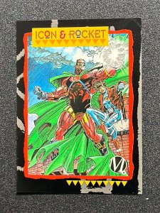 Icon #1 (1993) 1st App of Icon w/ Poster and Trading Card - VF/NM