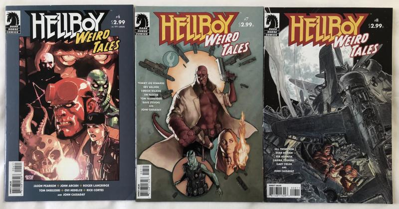 HELLBOY: WEIRD TALES - THREE (3) Issue Lot - #4, #7, and #8