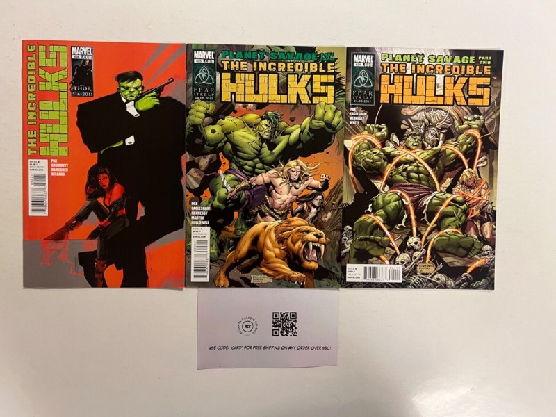 3 Hulk Marvel Comic Books # 624 625 626 Avengers Defenders Spiderman 29 JS35