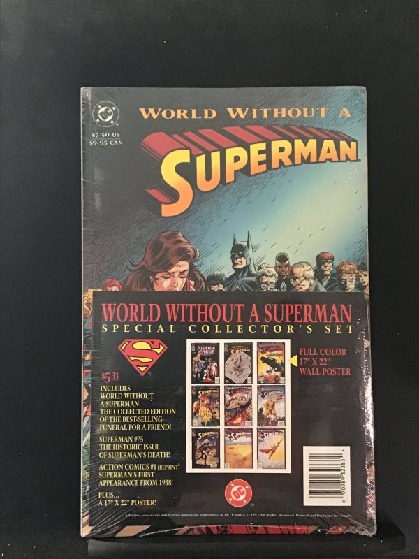 World without a Superman Special Collectors Set sealed in original packaging
