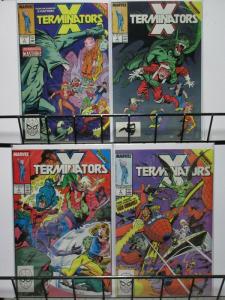 X TERMINATORS (1988)1-4  X-MEN SPIN-OFF !