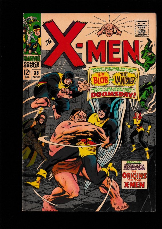 The X-Men #38 (1967) VFN / ROY THOMAS & DON HECK / X-MEN ORIGINS