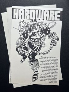 Hardware #1 (1993) 1st App Hardware- 2 Posters Included - VF/NM!