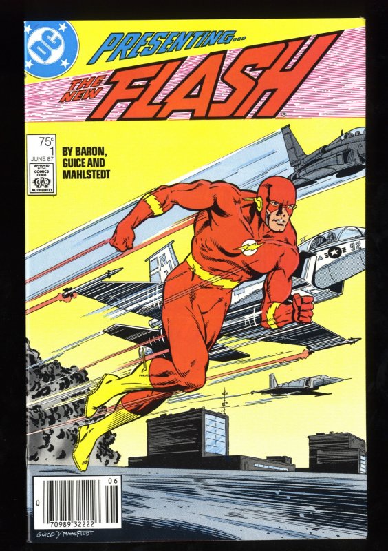 Flash (1987) #1 NM+ 9.6 Newsstand Variant