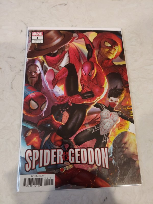 Spider-Geddon #1 Variant Edition - Inhyuk Lee Connecting Cover (2018)