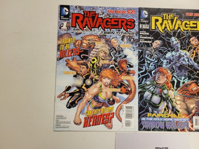 2 Ravagers DC Comic Books #1 2 New 52 85 TJ5