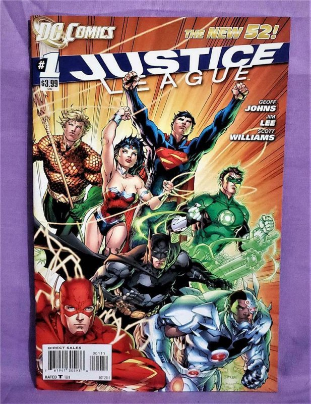 JUSTICE LEAGUE #1 - 8 Geoff Johns Jim Lee Shazam DC New 52 (DC 2011) 