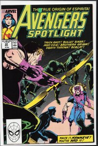 Avengers Spotlight #24 (1989) Firebird