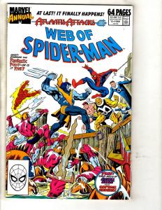 Lot Of 8 Web Of Spider-Man Marvel Comic Books ANNUALS # 3 4 5 6 7 8 9 10 DB2