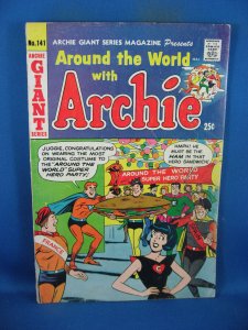 AROUND THE WORLD WITH ARCHIE 141 VG+ PUREHEART 1966