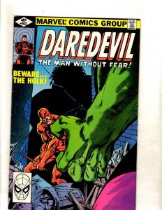 Daredevil # 163 VF- Marvel Comic Book Defenders Hulk Thor Iron Man Avengers FM4