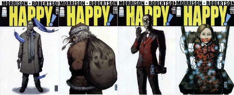 HAPPY (2012 IM) 1A-4A  Grant Morrison  COMPLETE!