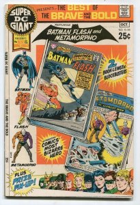 SUPER DC GIANT THE BRAVE AND THE BOLD #S-16 (7.5) BATMAN, FLASH, METAMORPHO 1970