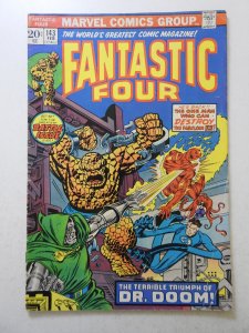 Fantastic Four #143 (1974) Vs Dr. Doom! Solid VG Condition!