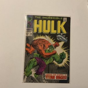 Incredible Hulk 106 Fine- Fn- 5.5 Marvel 1968