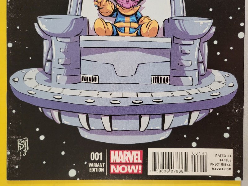 Thanos Rising #1 Skottie Young Variant  Origin of Thanos MCU VF