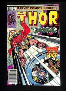 Thor #317 Newsstand Variant