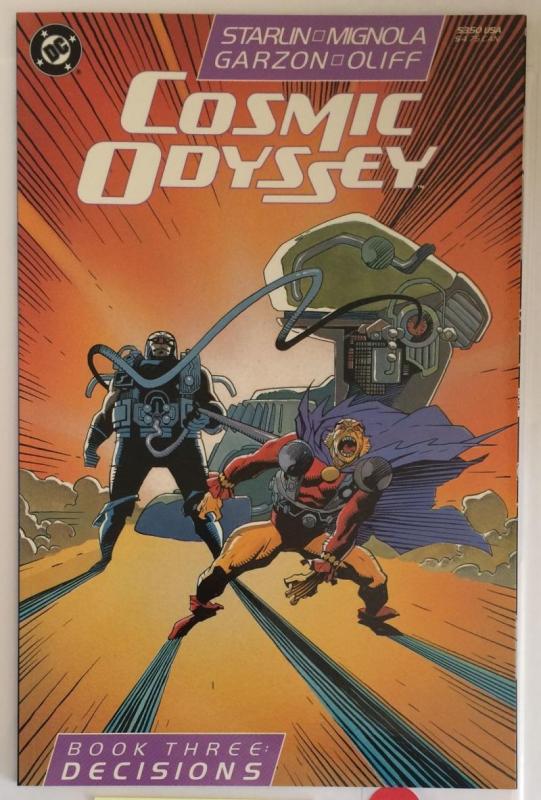 COSMIC ODYSSEY #3, NM-, DC, 1988, Mike Mignola, Jim Starlin, Orion, Superman