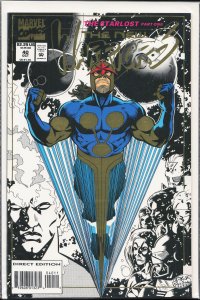 The New Warriors #40 Gold Foil Cover (1993) New Warriors