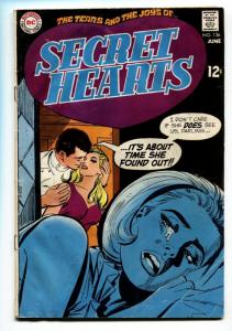 Secret Hearts #136 1969-DC--Roy Lichtenstein-good art--VG