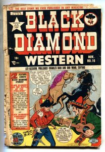 BLACK DIAMOND WESTERN #16--comic book-- 1949 --Basil Wolverton
