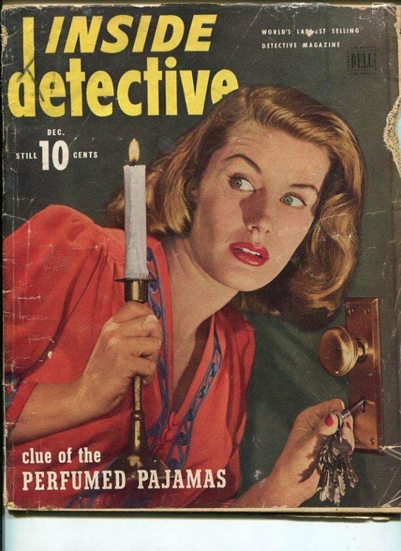 INSIDE DETECTIVE-DEC 1947-SPICY-MURDER-KIDNAP-RAPE-PAGANO COVER-poor P