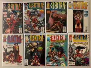 Elektra comics lot #1-16 + variant 12 diff avg 7.0 (1996-98)