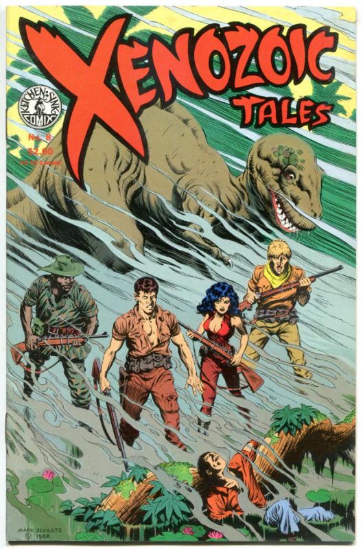 XENOZOIC TALES #8, FN/VF, Mark Schultz, Dinosaurs, more Kitchen Sink in store