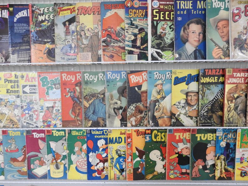 Huge Lot 200+ Silver/Bronze Comics W/ Archie, Tom & Jerry, Richie Rich See Desc.