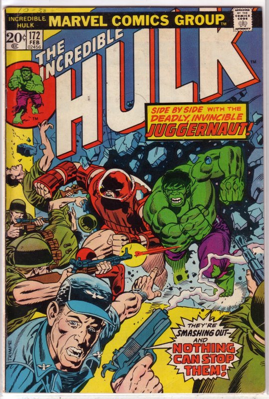 Incredible Hulk   vol. 1   #172 VG